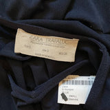 NWT Zara Navy Long Sleeve Romper