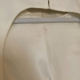 Zara white open back mini dress