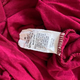 Alya Red Wine Tunic V neck Dress