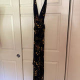 Reformation Mademoiselle Sofi Floral Print Tie Waist Jumpsuit