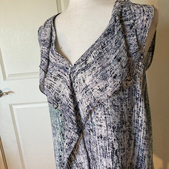 BCBG MaxAzria Jena Ruffle Front Shift Dress