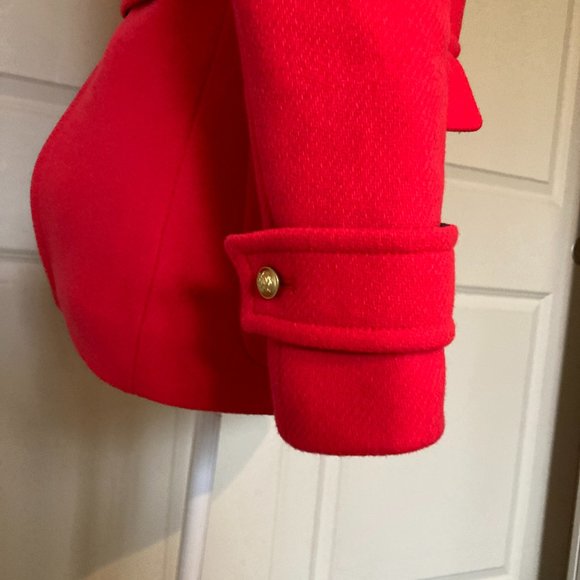 J. Crew Stadium Cloth Majesty Peacoat