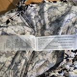 NWT Abercrombie & Fitch Ruffle Hem Mini Skort - Black Floral