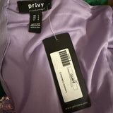 NWT Privy Light Purple Lavender Sequin Sparkle Mini Dress