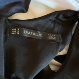 Zara Trafaluc Black Dress with Zipper
