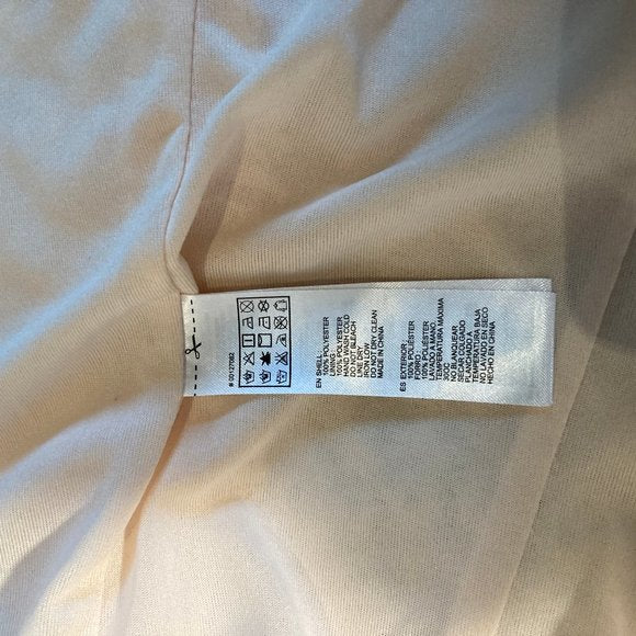 Forever 21 Cream Ivory White Creme Lace Moto-Style zip Jacket