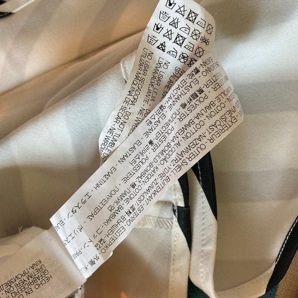 Zara Trafaluc Striped Open Back Mini Dress