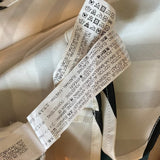 Zara Trafaluc Striped Open Back Mini Dress