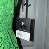 NWT Simply Vera Vera Wang V-neck Lace Midi dress in Emerald Green