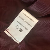 LUSH V-neck Tunic Shirtdress in Burgundy Maroon Wine