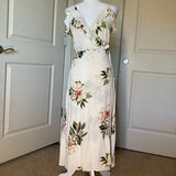 Topshop Floral Wrap Dress