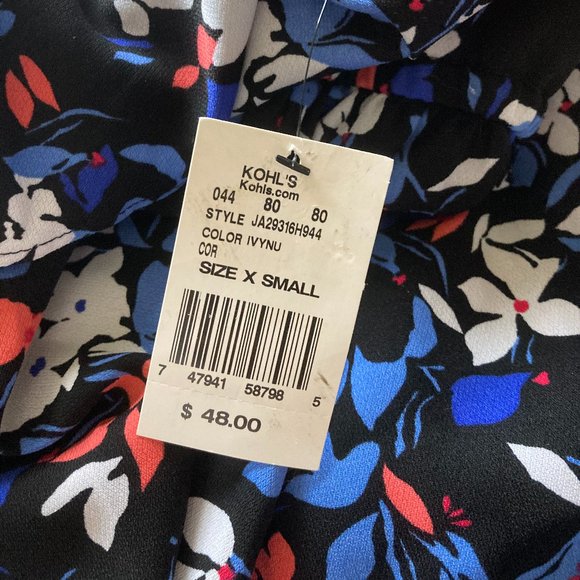 NWT Elle Black Floral Sundress