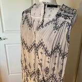 Vila Sleeveless Zig Zag Printed VITOKYO JUMPSUIT
