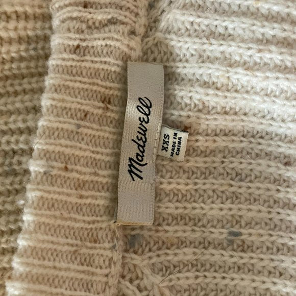 Madewell Curved-Hem Sweater Dress