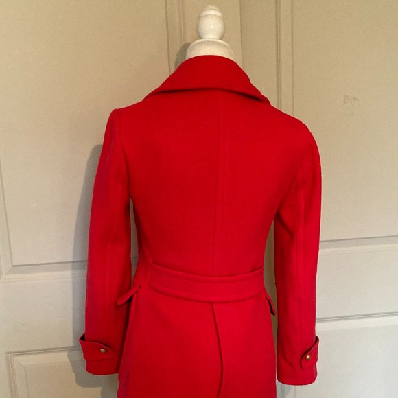 J. Crew Stadium Cloth Majesty Peacoat