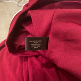 The Limited faux-wrap dress in wine-red