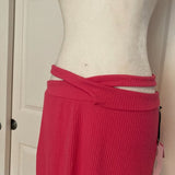 NWT Cross Waist Rib-Knit MIDI Skirt - Future Collective with Alani Noelle