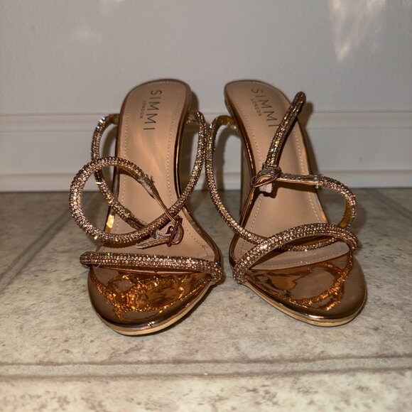 Simmi London Samia barely there embellished sandals