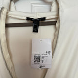 NWT Forever 21 Hooded Velour Casual Jumpsuit in White