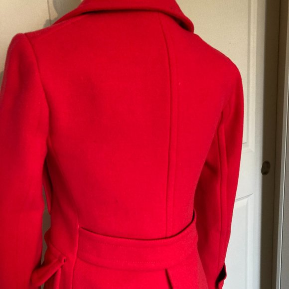 J. Crew Stadium Cloth Majesty Peacoat