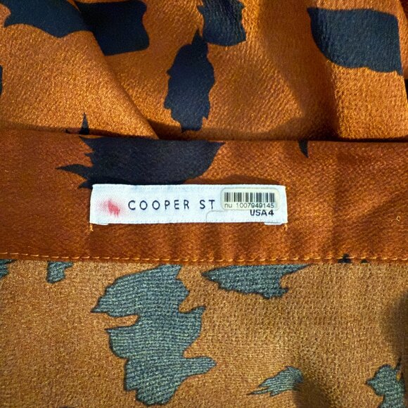 Cooper St. x Anthropologie Wild Cat Wrap Skirt