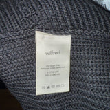 Aritzia Wilfred Darcey Open Cardigan Sweater in Black
