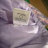 NWT Privy Light Purple Lavender Sequin Sparkle Mini Dress