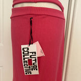 NWT Cross Waist Rib-Knit MIDI Skirt - Future Collective with Alani Noelle