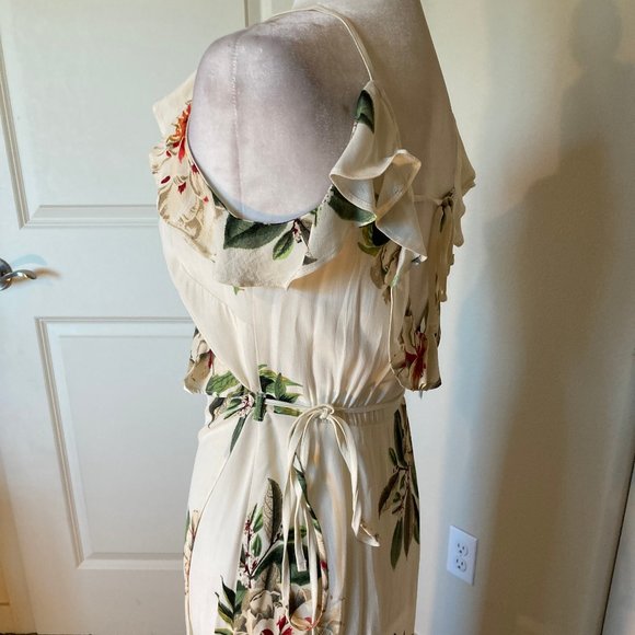 Topshop Floral Wrap Dress