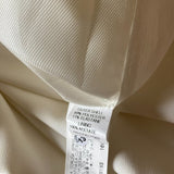 Zara white open back mini dress