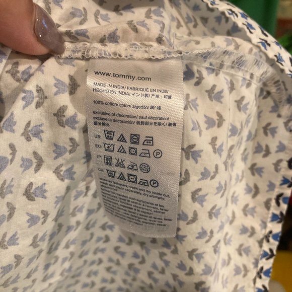 Tommy Hilfiger Tulip print shirtdress with sash