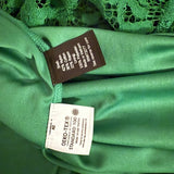 NWT Simply Vera Vera Wang V-neck Lace Midi dress in Emerald Green