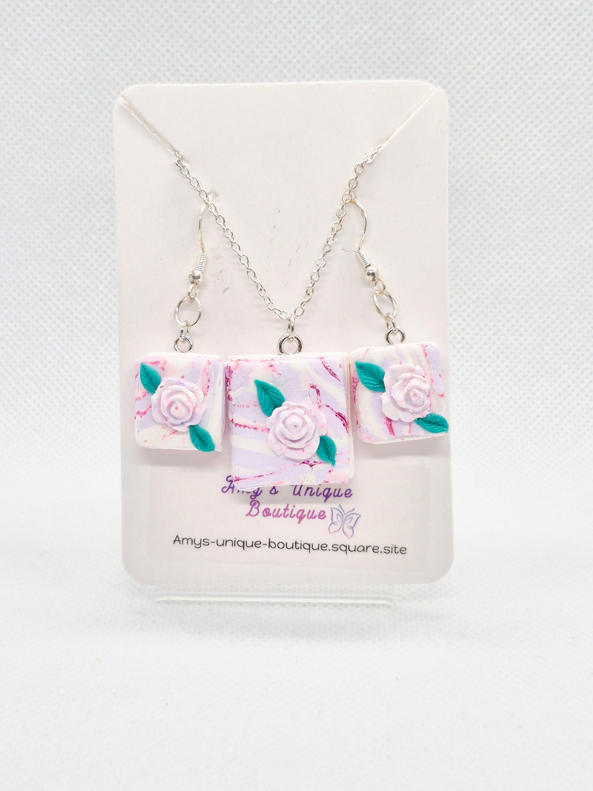 Book Lovers Earrings & Necklace Set