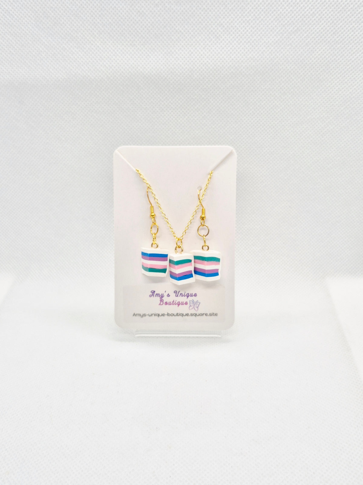 Cake Lovers Earring and Necklace Set