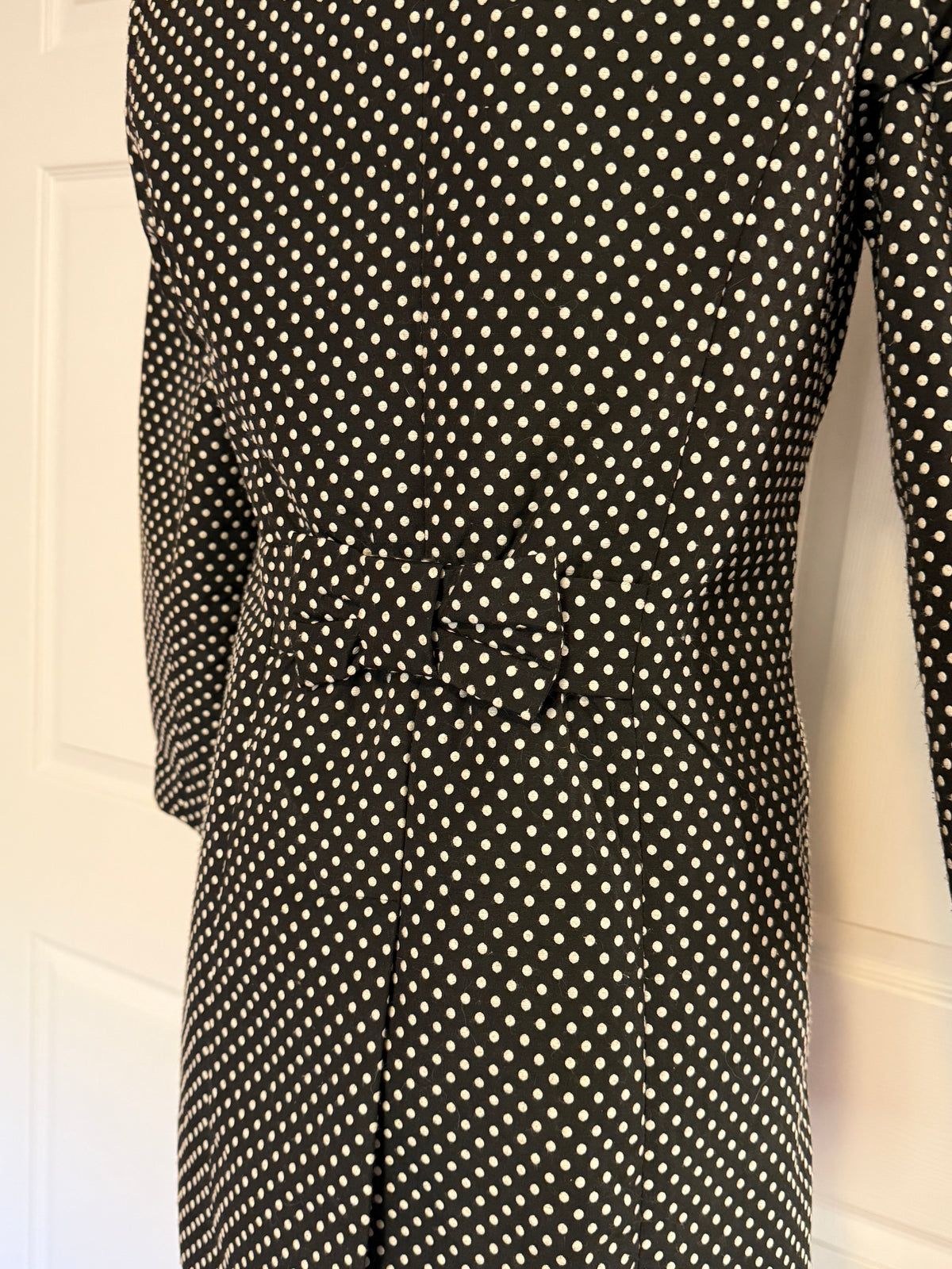 Polka Dot Long Jacket/Coat by LC Lauren Conrad