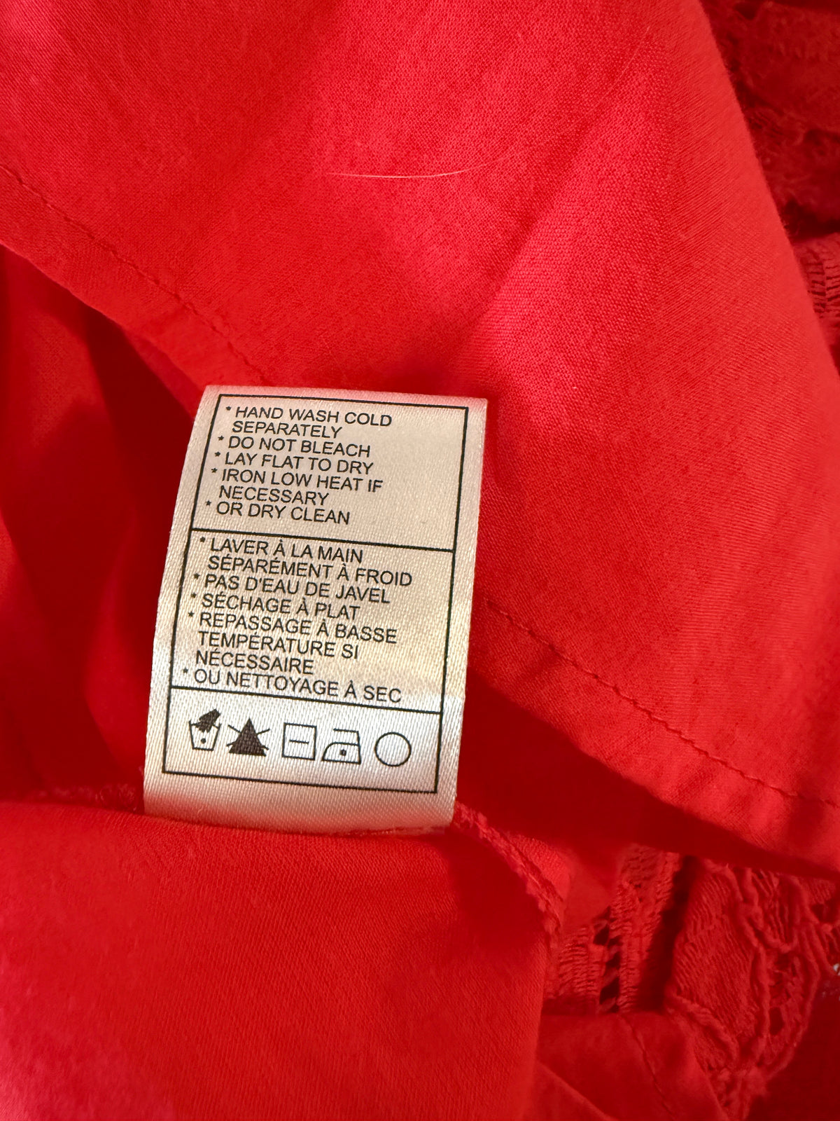 BB DAKOTA 'RENLEY' LACE FIT & FLARE CORAL DRESS sz 4