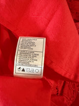 BB DAKOTA 'RENLEY' LACE FIT & FLARE CORAL DRESS sz 4