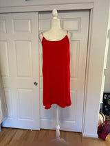 Alya by Francesca's Red Slip Dress Size S