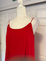 Alya by Francesca's Red Slip Dress Size S