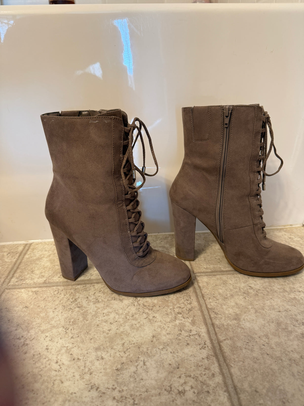 Carlos by Carlos Santana Sandra Boots in Tan Suede