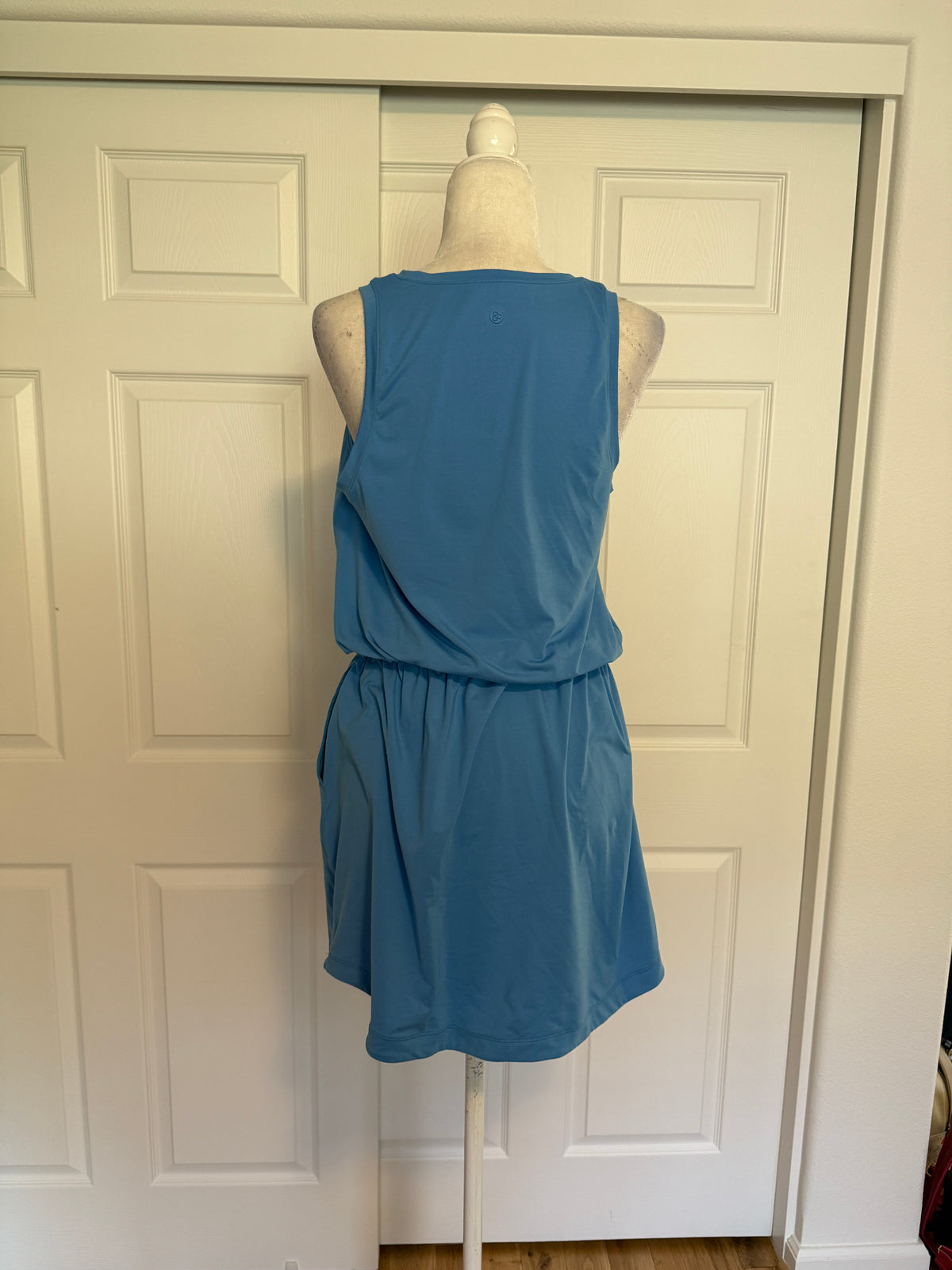 Athleta Rincon Dress in Breaker Blue Sz L
