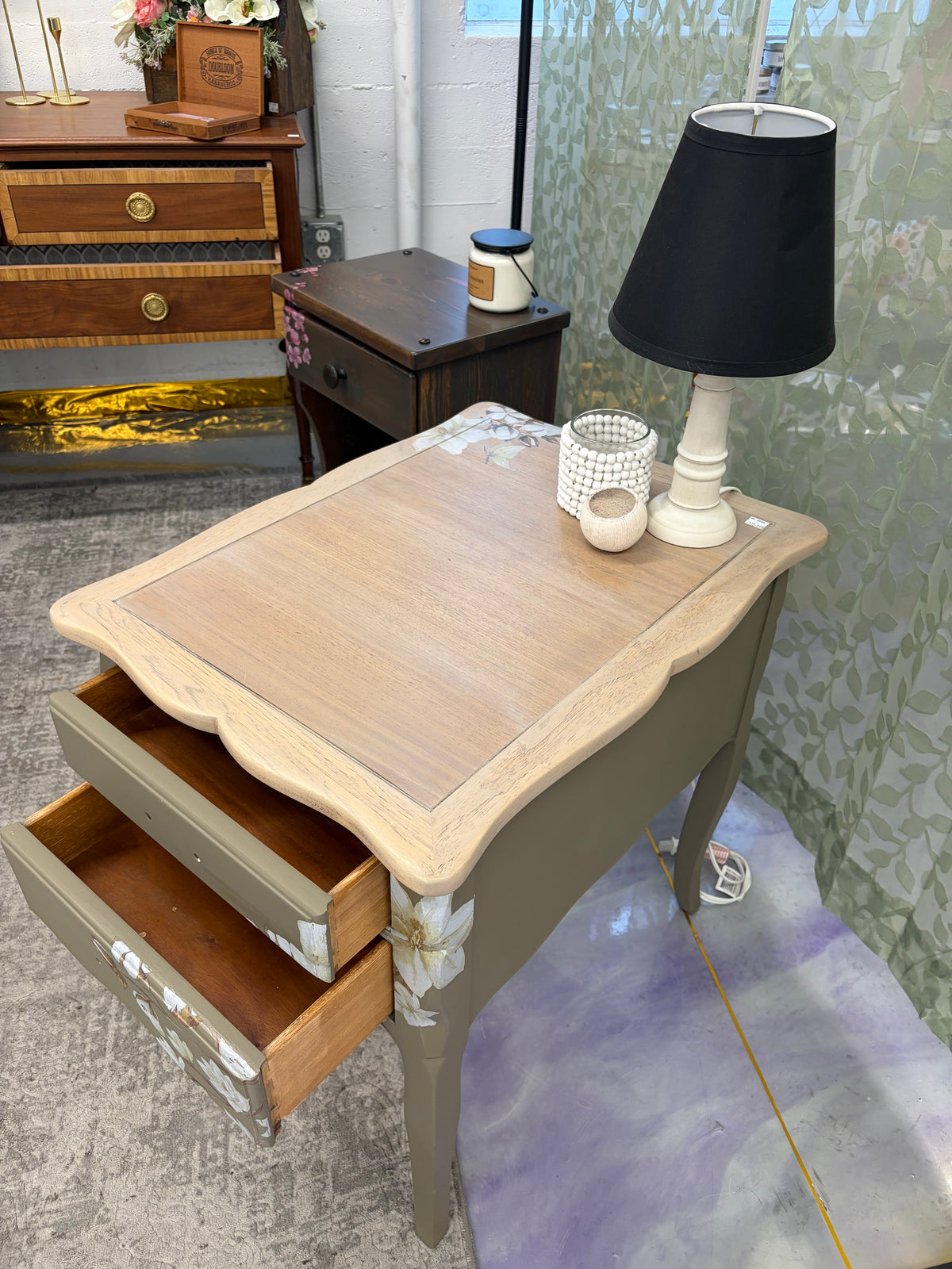 Hampton Olive Side Table