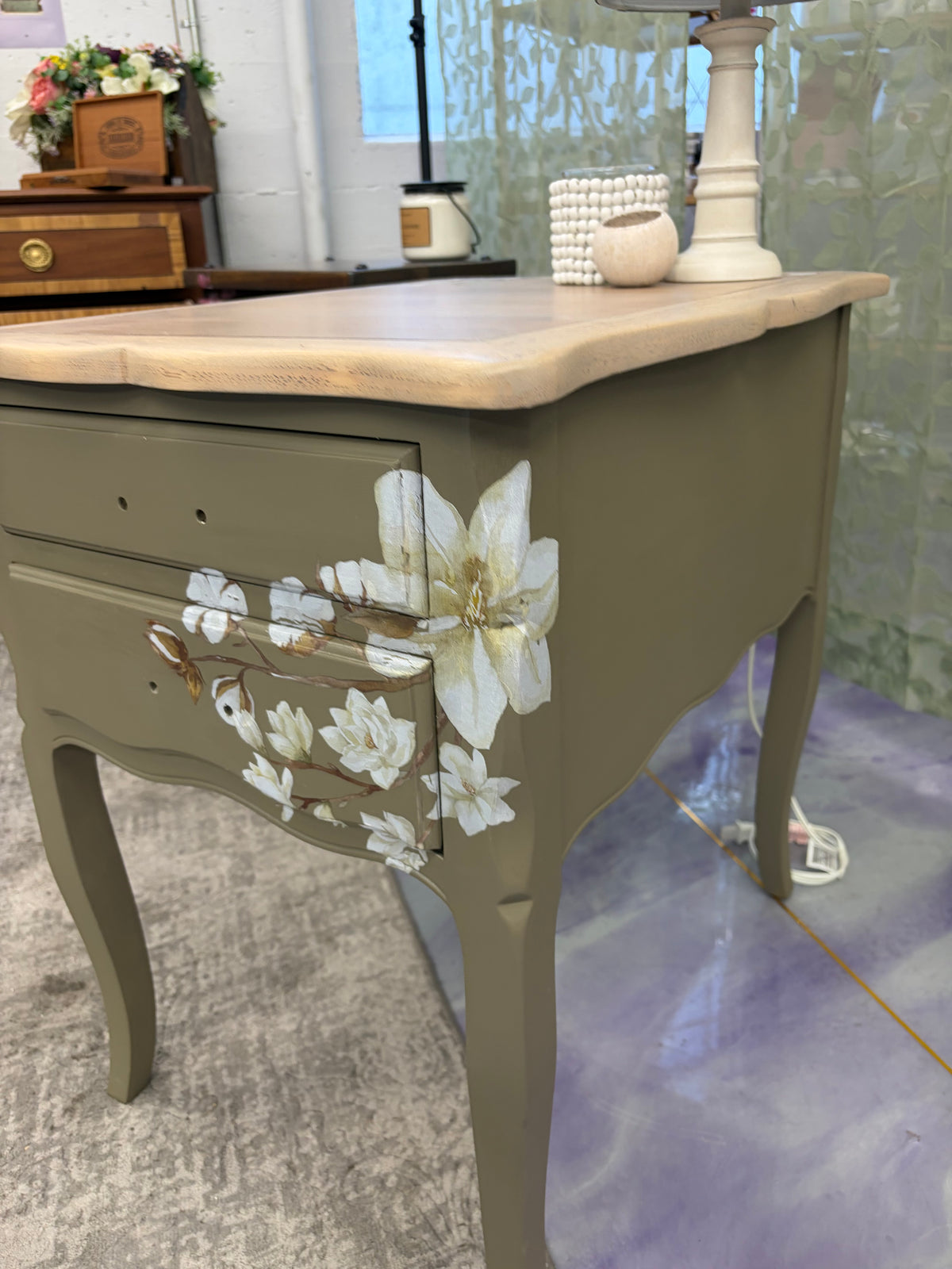 Hampton Olive Side Table