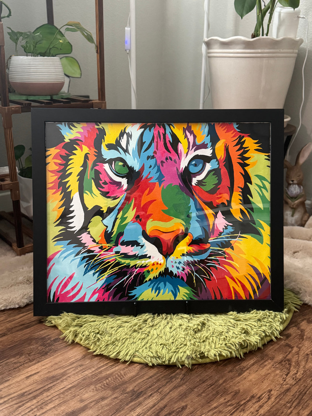 16x24 Tie-Dye Tiger