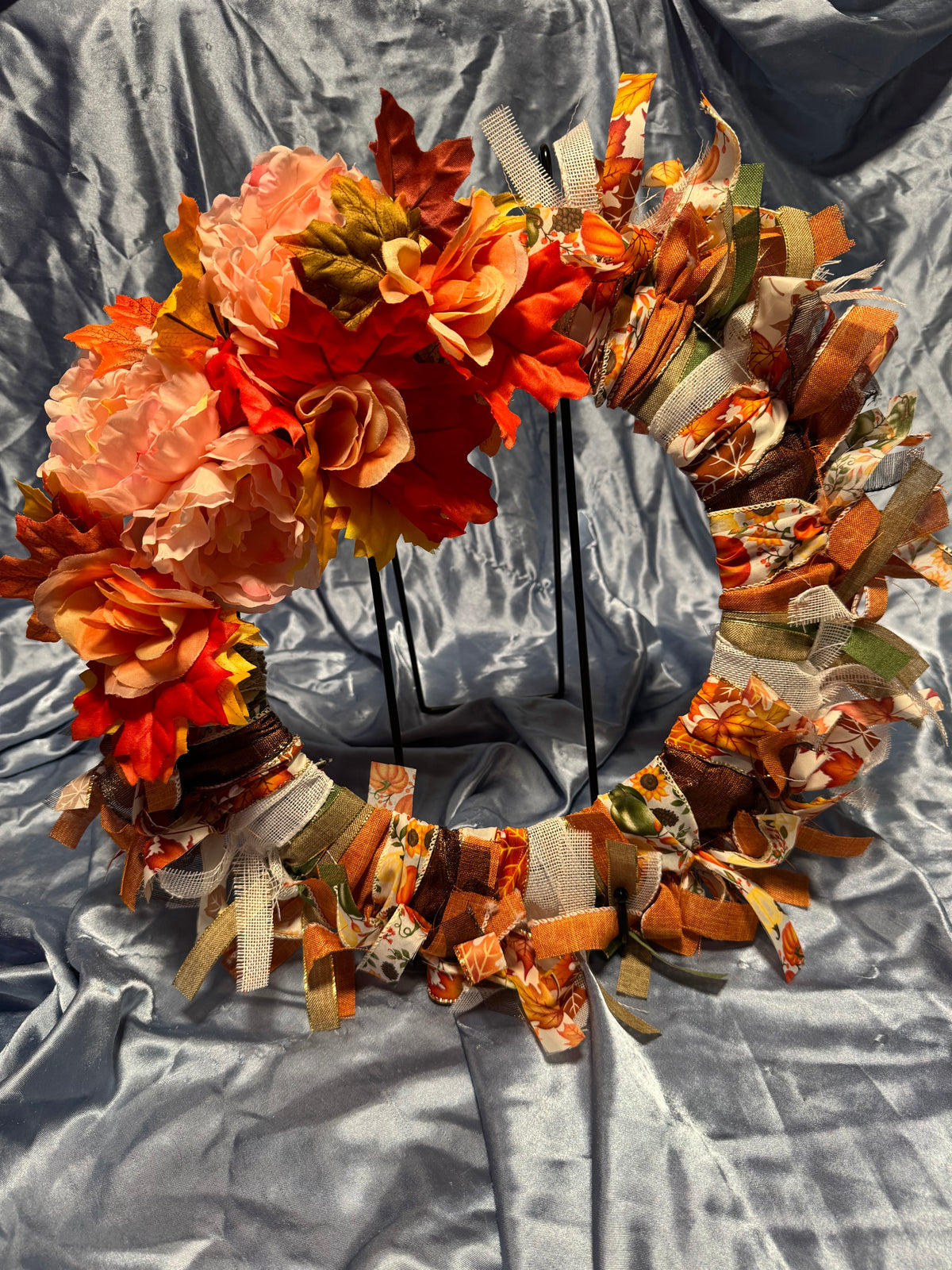 Ribbon Wreath - Fall