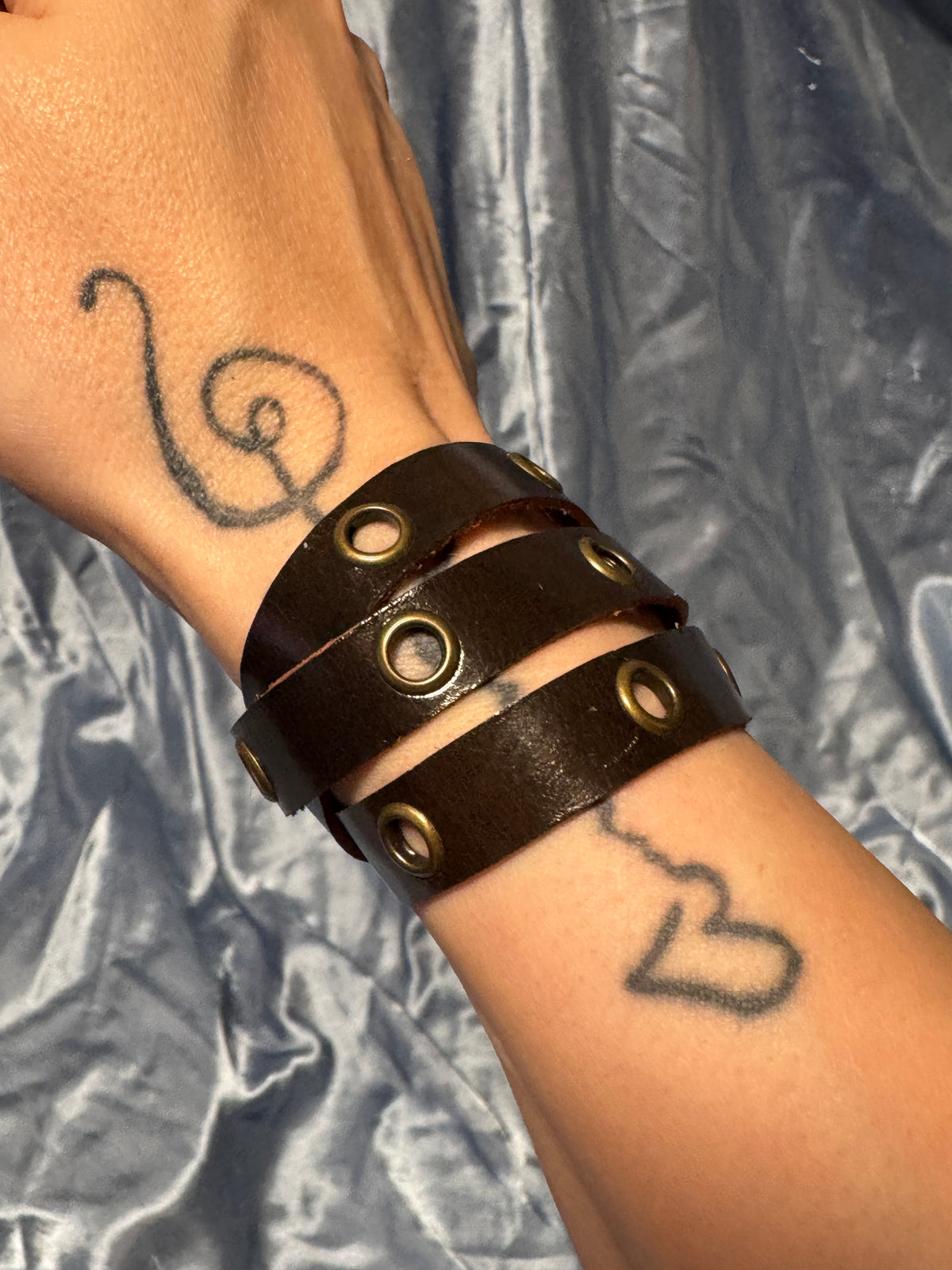 Wrap Bracelet - Brown/Gold