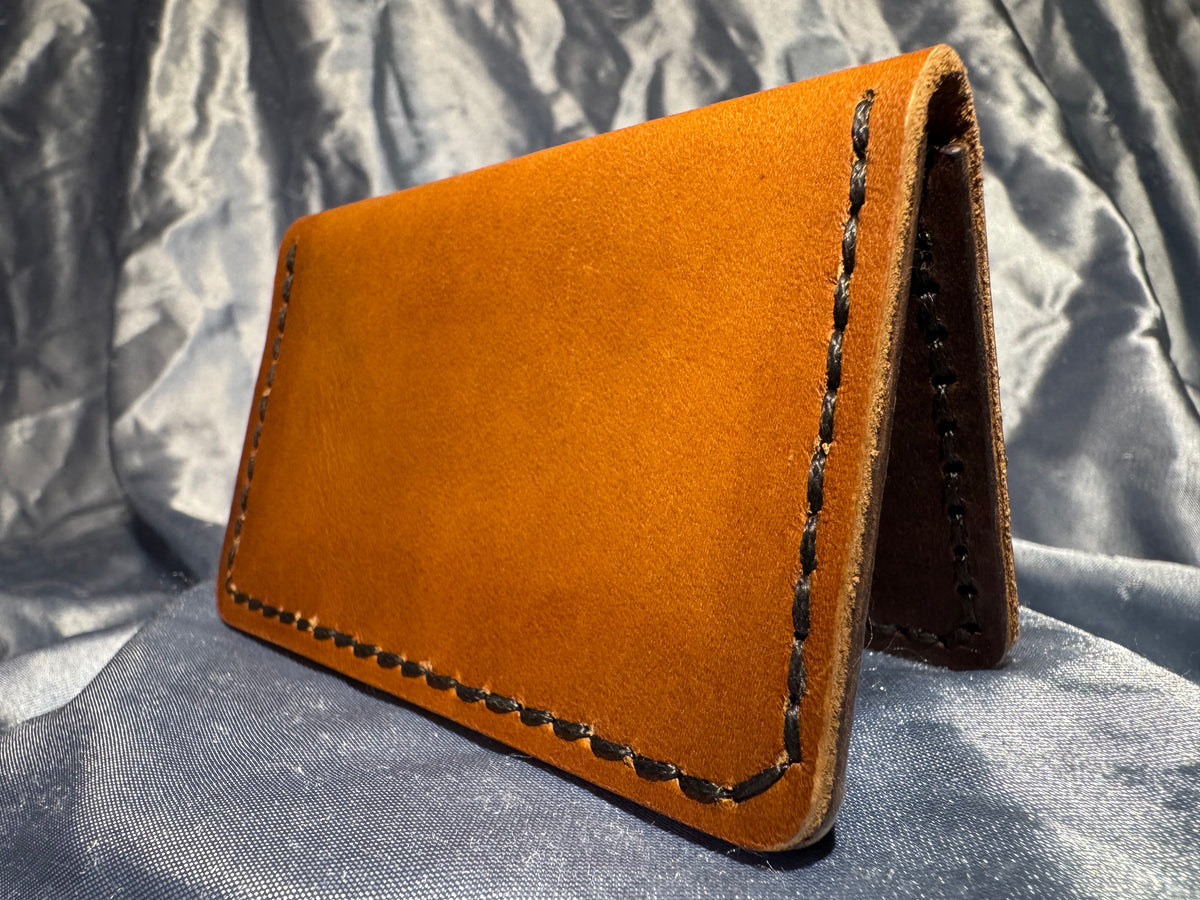 Bifold Wallet - Black Stitch