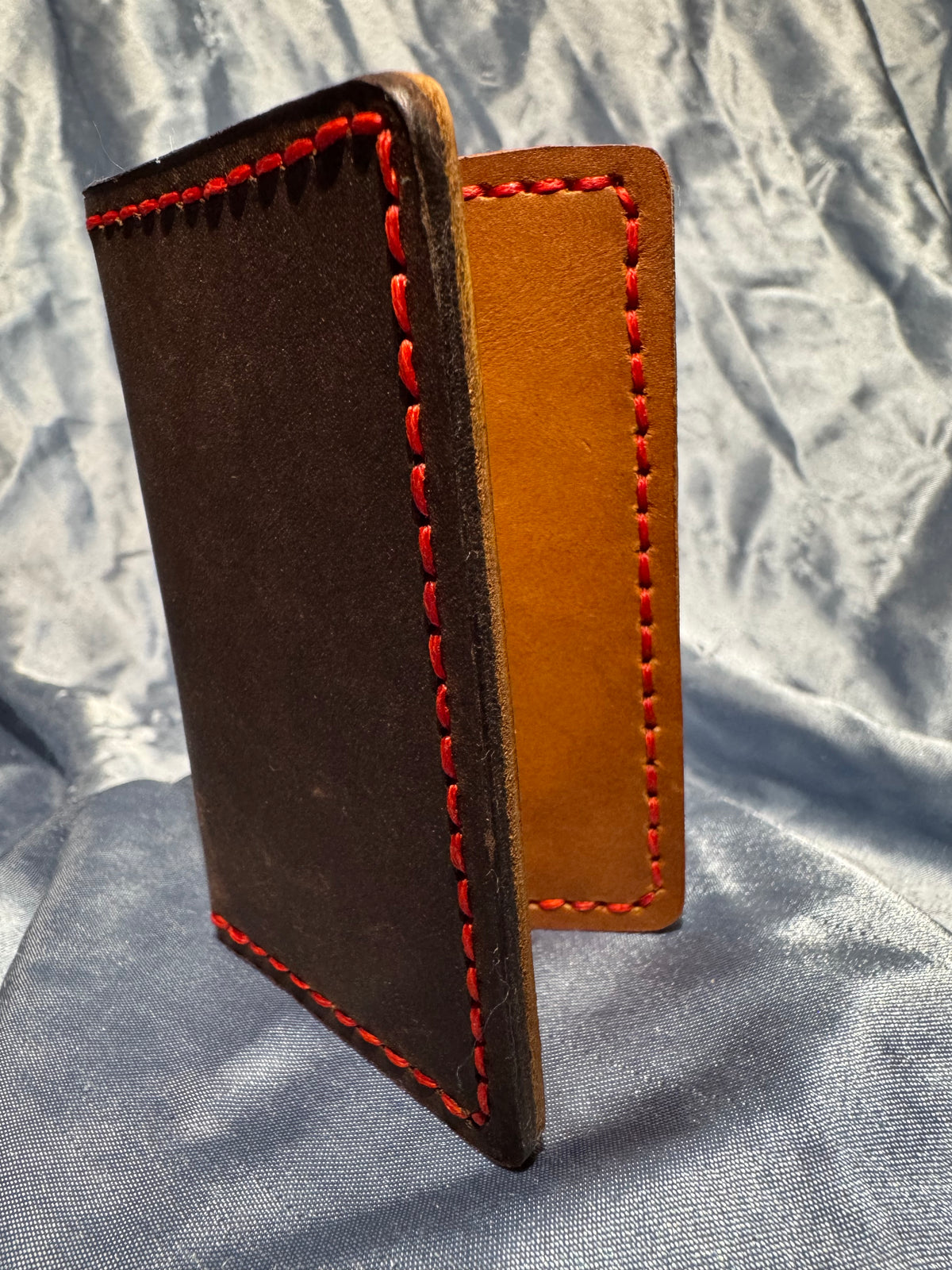 Bifold Wallet - Red Stitch