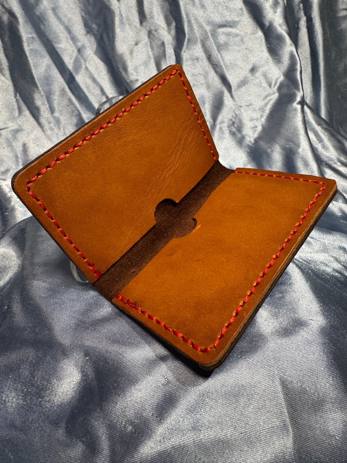 Bifold Wallet - Red Stitch