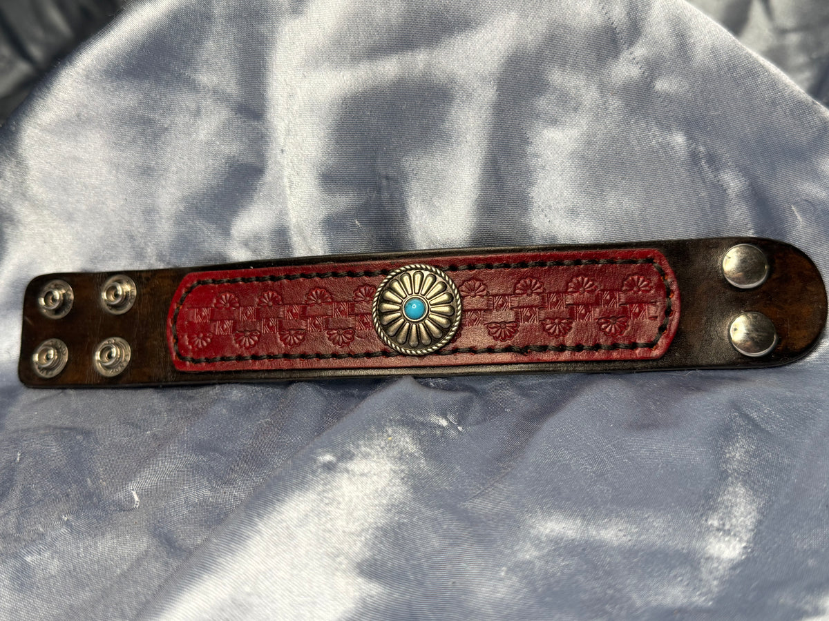Cuff - TurqFlower